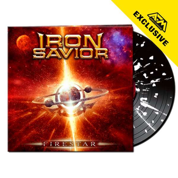 IRON SAVIOR - Firestar - Ltd. Gatefold BLACK/WHITE SPLATTER LP - Exclusive!