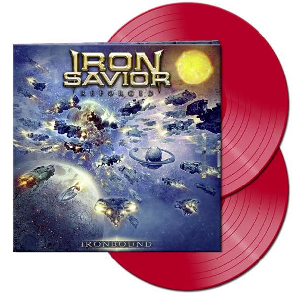 IRON SAVIOR - Reforged - Ironbound - Ltd. Gatefold CLEAR RED 2-LP