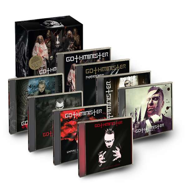 GOTHMINISTER - Monsters United - Ltd. Boxset (7 CDs + 1 DVD)