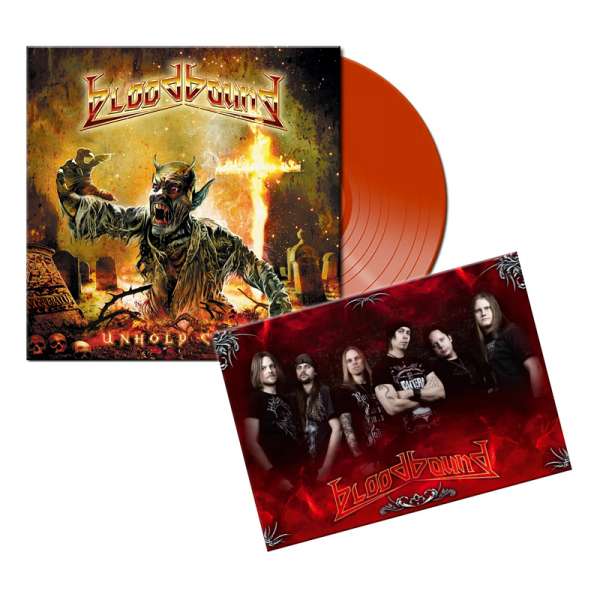 BLOODBOUND - Unholy Cross - Ltd. CLEAR RED LP (+ Poster)