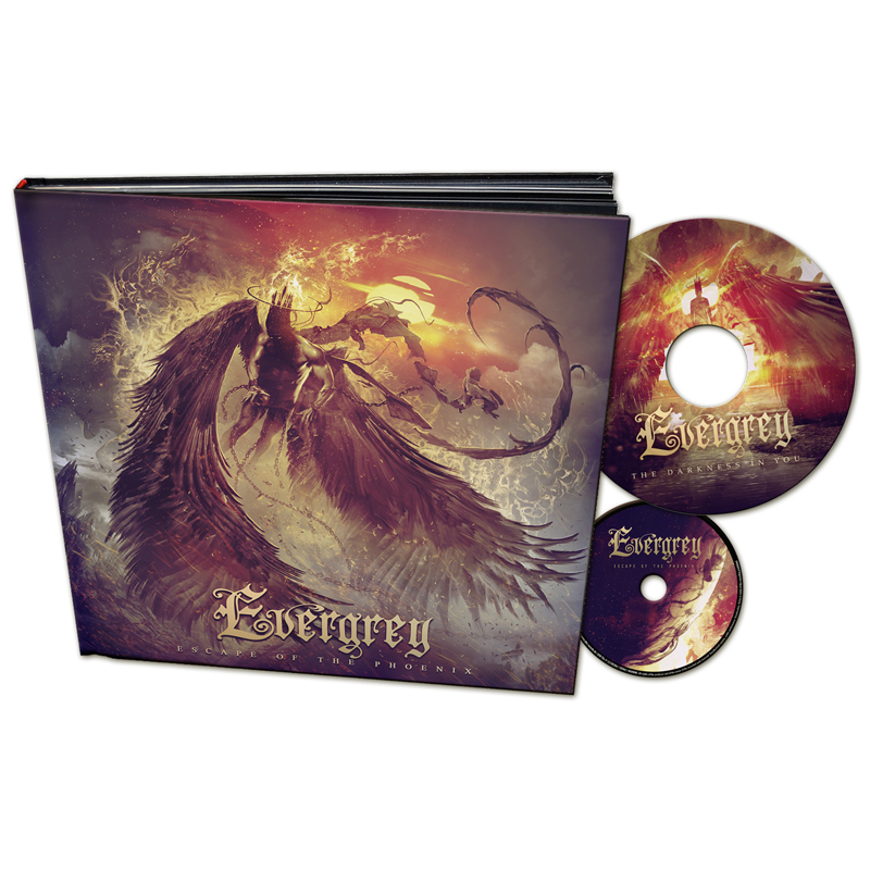 EVERGREY - Escape Of The Phoenix - Ltd. Artbook (incl.CD + 7"-Picture-Vinyl)