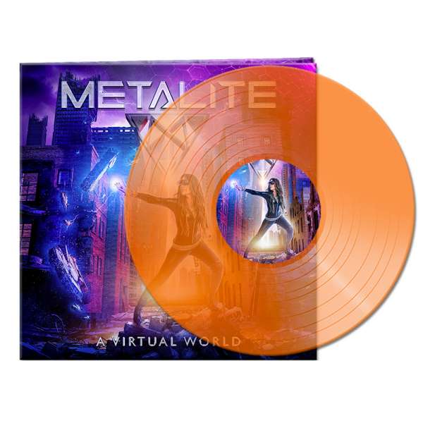 METALITE - A Virtual World - Ltd. Gatefold CLEAR ORANGE LP