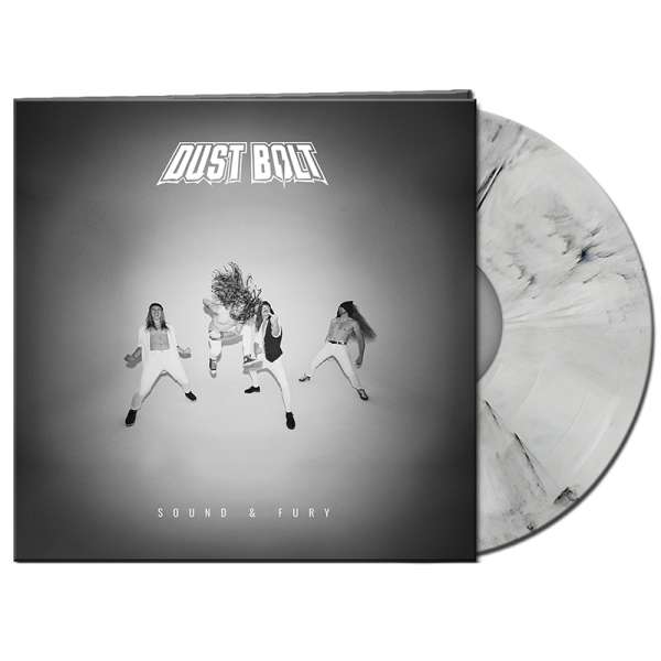 DUST BOLT - Sound &amp; Fury - Ltd. Gatefold WHITE/BLACK MARBLED LP
