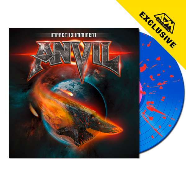 ANVIL - Impact Is Imminent - Ltd. Gatefold CLEAR/BLUE/RED SPLATTER LP - Shop Exclusive!