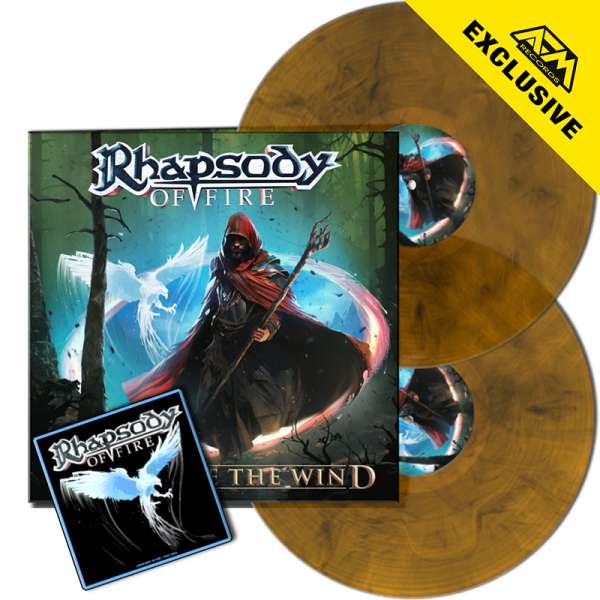 RHAPSODY OF FIRE - Challenge The Wind - Ltd.Gtf.CLEAR ORANGE MARBLED 2-LP+Patch - Exclusive!
