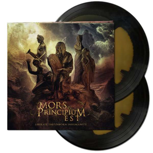 MORS PRINCIPIUM EST - Liberate The Unborn Inhumanity - Gatefold YELLOW/BLACK SUNBURST 2-LP