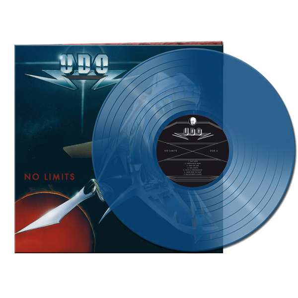 U.D.O. - No Limits - Ltd. Gatefold CLEAR BLUE LP