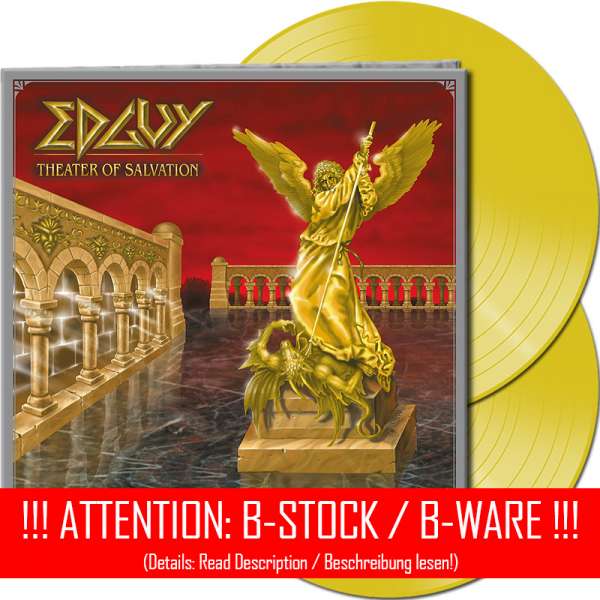 EDGUY - Theater Of Salvation (Anniversary Edition) - Ltd. Gtf. YELLOW 2-LP - !!!B-STOCK/B-WARE!!!
