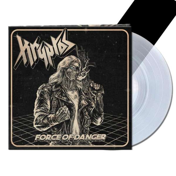 KRYPTOS - Force Of Danger - Ltd. Gatefold TRANSPARENT/CLEAR LP