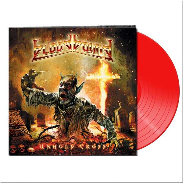 BLOODBOUND - Unholy Cross - Ltd. Gatefold CLEAR RED LP