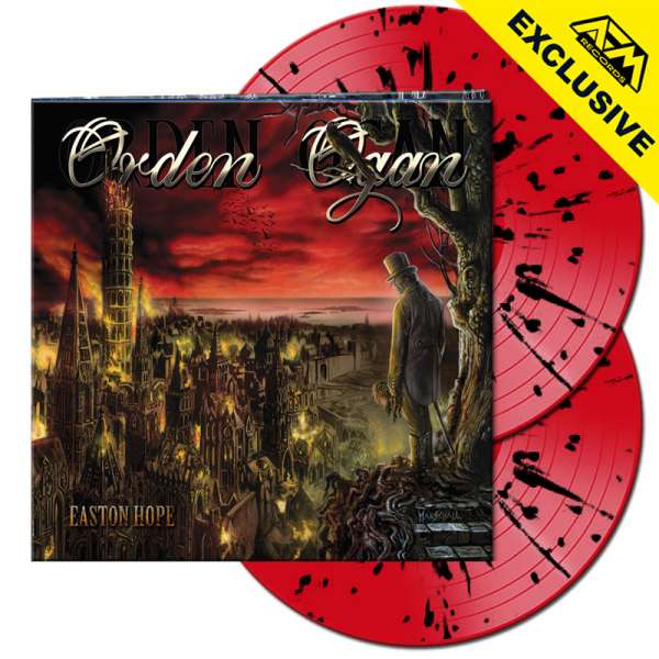 ORDEN OGAN - Easton Hope (Re-Release) - Ltd. Gatefold RED/BLACK SPLATTER 2-LP - Shop Exclusive!