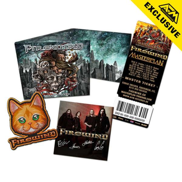 FIREWIND - Stand United - Bundle: Digipak-CD (w/patch&amp;signed card) + Tour Ticket - Shop Exclusive!