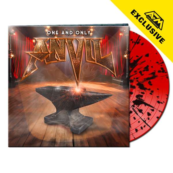 ANVIL - One And Only - Ltd. Gatefold RED/BLACK SPLATTER LP - Shop Exclusive!