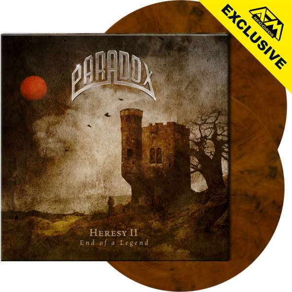 PARADOX - Heresy II - End Of A Legend - Ltd.Gtf. CLEAR ORANGE/BLACK MARBLED 2-LP - Exclusive!