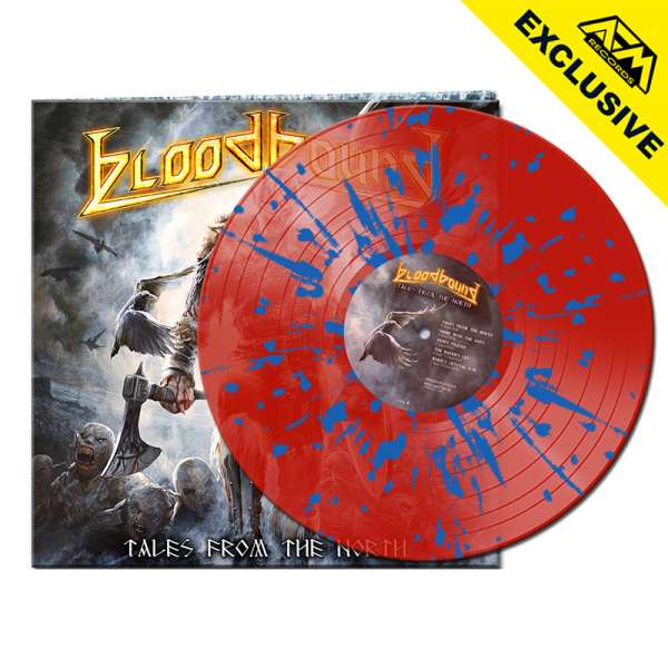 BLOODBOUND - Tales From The North - Ltd. Gatefold CLEAR RED &amp; BLUE SPLASH LP - Shop Exclusive!