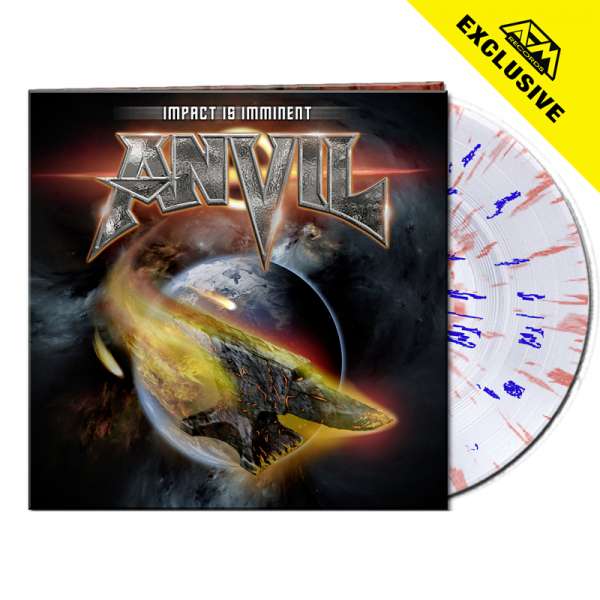 ANVIL - Impact Is Imminent - Ltd. Gatefold CLEAR/BLUE/RED SPLATTER LP - Shop Exclusive!